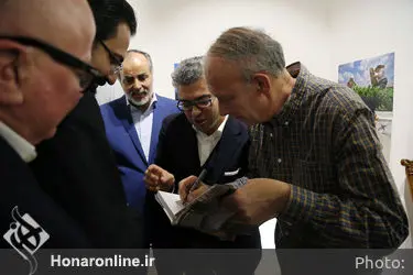 افتتاحیه نمایشگاه عکس‌های مائورو ویتالیه در گالری استاد نامی خانه هنرمندان