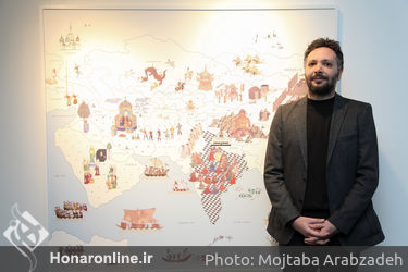 نمایشگاه آثار نیومدیای اشکان حسینی در گالری ایوان