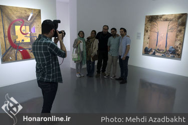 نمایشگاه نقاشی علیرضا نکویی در گالری اعتماد نگارستان
