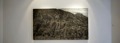 Paintings of Mount Bisotoun at Assar Gallery