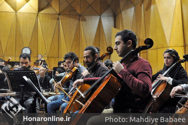 تمرین ارکستر ملی ایران به رهبری رازمیک اوحانیان