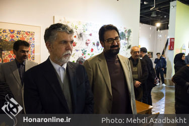 بازدید وزیر فرهنگ و ارشاد اسلامی از بخش "چارسوی هنر"
