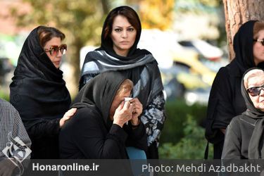 تشییع پیکر مسعود عربشاهی 
