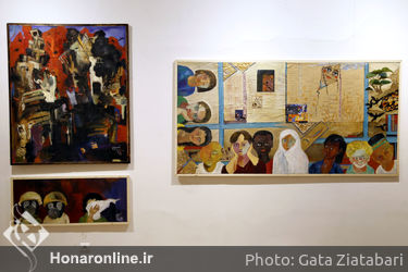 نمایشگاه "هشتمین کارنمای پژوهشی انجمن هنرمندان نقاش ایران"  در خانه هنرمندان