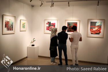 نمایشگاه آثاری از مهدی سحابی در گالری آتبین