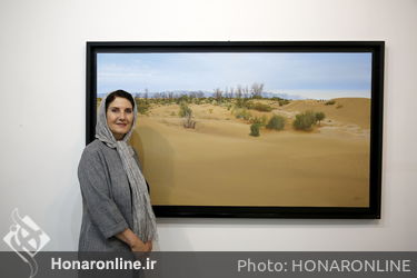 نمایشگاه نقاشی های مینو موثقی در گالری آریا