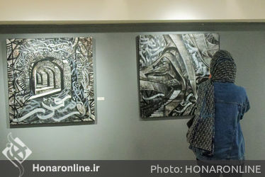 نمایشگاه انفرادی نقاشی‌خط  «محمدحسین چیزفهم» با عنوان «دهلیز» در گالری شکوه
