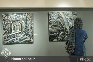 نمایشگاه انفرادی نقاشی‌خط  «محمدحسین چیزفهم» با عنوان «دهلیز» در گالری شکوه