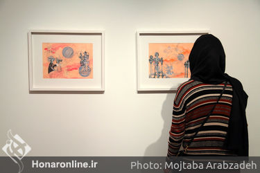 نمایشگاه نقاشی‌ و ویدئوهای ستاره حسینی در گالری ویستا