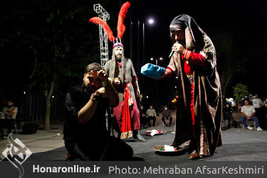 مجلس تعزیه با عنوان «شبیه‌خوانی در پهنه» 