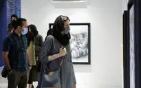 نمایشگاه آثار مینا دیده‌بان در گالری ژاله