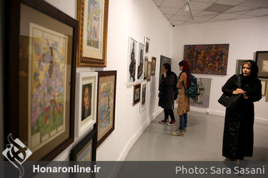 دومین بازار آثار هنری در خانه هنرمندان