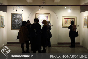 مراسم افتتاحیه یازدهمین دوسالانه ملی نگارگری ایران 