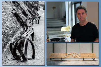 طراحی خلاقانه مبلمان شهری / نیمکت‌هایی که به دنبال سرنوشت خود می‌روند