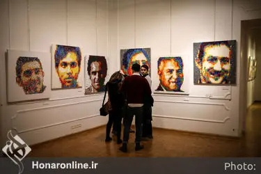 افتتاحیه نمایشگاه پرتره 100 چهره ورزشی ایران در کاخ سعدآباد
