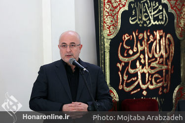 سومین روز از مراسم عزاداری اباعبدالله الحسین (ع) در معاونت هنری وزارت ارشاد