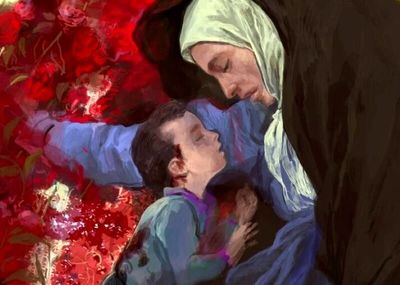 Shiraz terrorist attack subject of Hassan Ruholamin's new painting