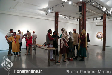 نمایشگاه نقاشی علی فاضلی در گالری طراحان آزاد
