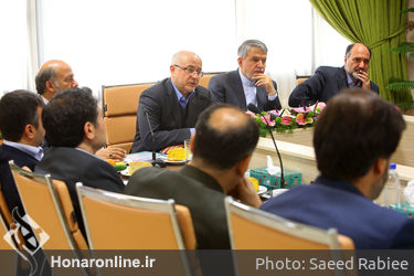 دیدار مدیران معاونت امور هنری با وزیر ارشاد