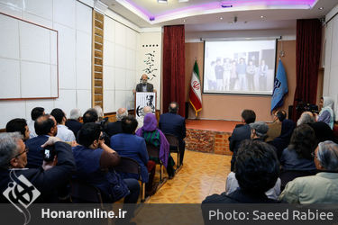بزرگداشت منوچهر معتبر در هنرستان هنرهای زیبای تهران