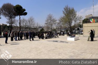 تشییع پیکر طلیعه کامران از مقابل موزه هنرهای معاصر