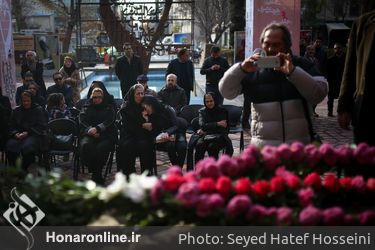 تشییع پیکر منوچهر لشگری در خانه ی هنرمندان