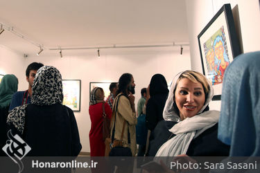نمایشگاه نقاشی های آذرخش فراهانی در گالری آتبین