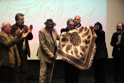 حضور حسین علیزاده و ایرج خواجه امیری در رونمایی از «زخمه های جاودانه»