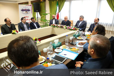 دیدار مدیران معاونت امور هنری با وزیر ارشاد