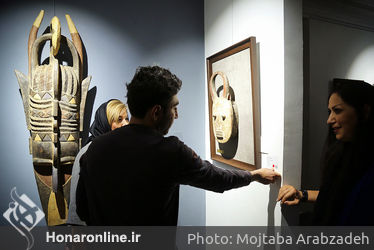 نمایشگاه صورتک و آثار حجم قبایل ساحل عاج در گالری کاما