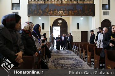 مراسم تجلی دوستی و الفت مسلمانان و مسیحیان 