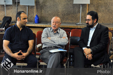 تمرین ارکستر سازهای ملی به رهبری فرهاد فخرالدینی