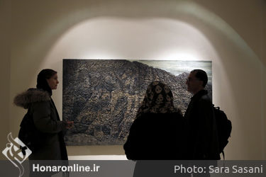 افتتاحیه نمایشگاه نقاشی های جواد مدرسی در گالری اثر