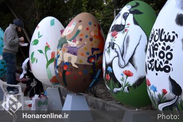  رنگ آمیزی تخم مرغ های نوروزی