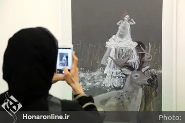 افتتاحیه نمایشگاه آثار رامتین زاد در گالری اعتماد