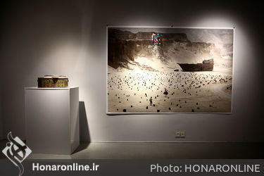 نمایشگاه پروسه (مجموعه‌ی دوم) در گالری آ همراه با بازدید عبدالحسینی و  مهدی افضلی از گالری آ