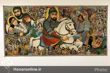 نمایشگاه "نقاشى قهوه‌خانه" در گالری مهرسان