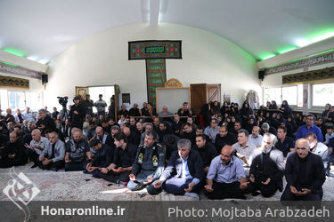 سومین روز از مراسم عزاداری اباعبدالله الحسین (ع) در معاونت هنری وزارت ارشاد