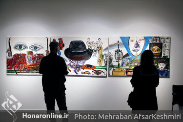 نمایشگاه انفرادی نقاشی‌های مسعود کیمیایی در گالری آریانا