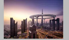 طراحی سازه‌ای که خط افق را تغییر می‌دهد | ساخت شهر هوشمند مدور در امارات