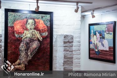نمایشگاه نقاشی‌های آسیه رمضانی در گالری گلستان