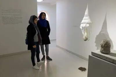 افتتاحیه نمایشگاه آثار شیرین ملت گهر در گالری آران
