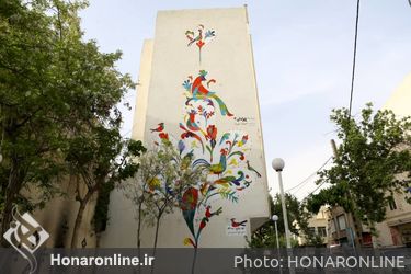 اجرای دیوارنگاری و ساماندهی بصری شهر تهران در رویداد بهارستان تهران 1400