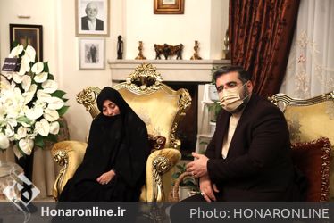 دیدار وزیر فرهنگ و ارشاد اسلامی با خانواده مرحوم استاد حبیب الله صادقی