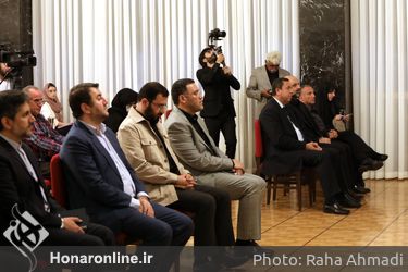 دیدار وزیر فرهنگ و ارشاد اسلامی با وزیر فرهنگ سوریه در تالار وحدت 