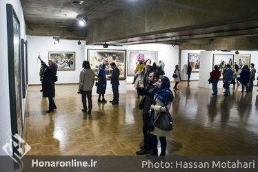نمایشگاه نقاشی رحیم نوه سی در گالری فرهنگسرای نیاوران