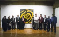 دیدار محمدرضا عارف و سیده فاطمه ذوالقدر از نمایشگاه بهمن پناهی