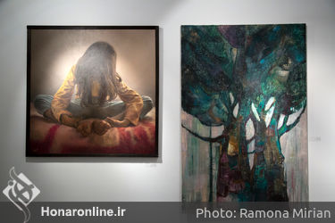 نمایشگاه سالانه گالری هنری فرشته در نگارخانه شهر کتاب فرشته