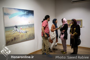نمایشگاه نقاشی جاوید عندلیب در گالری آس