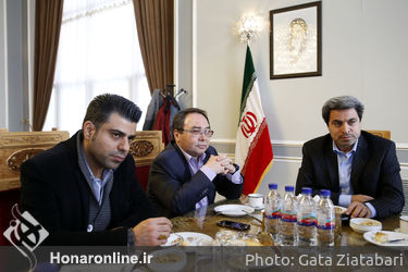 دیدار گروه موسیقی "ساری آقا" با معاون امور هنری و بازدید از ارکستر ملی و تالار وحدت